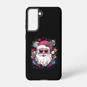Disco Pink Santa Christmas Funny Xmas Party  Samsung Galaxy Case