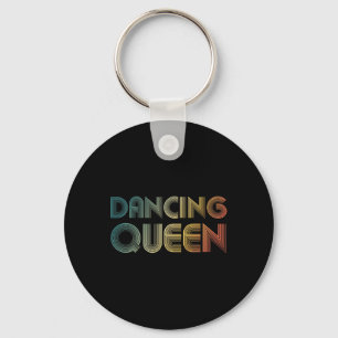 Disco Queen Funky Vintage 70s 80s For Dance Partie Keychain
