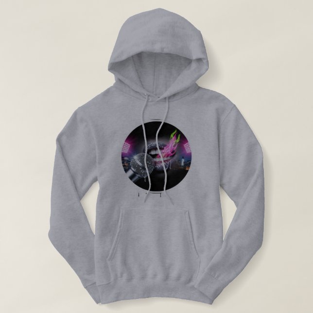 Disco Queen Lips Hoodie 🎶✨ (Design Front)