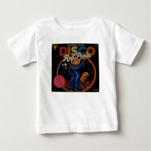 Disco Red Panda Baby T-Shirt