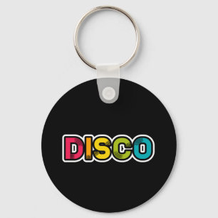 DISCO retro vinyl Keychain