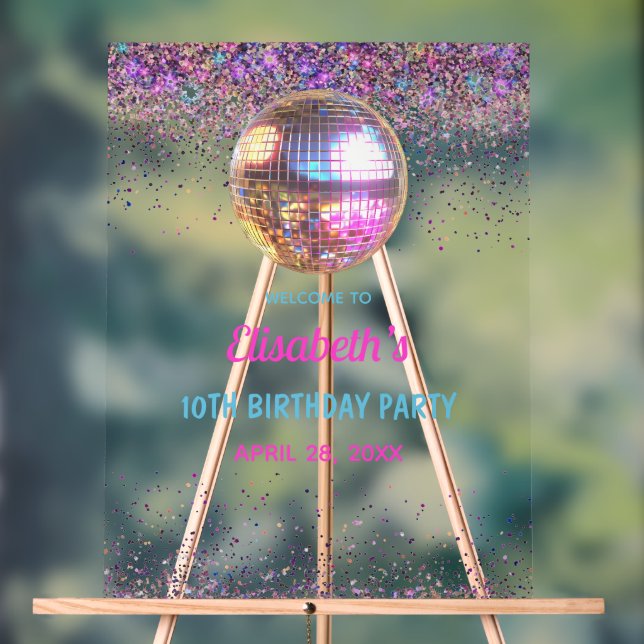 Disco Rose tendance dans mes doubles chiffres Anni (Neutre)