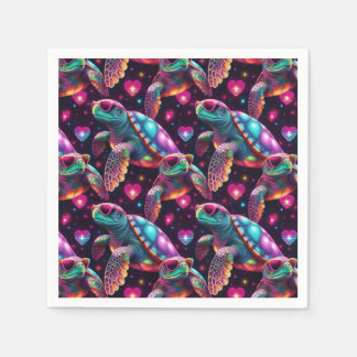 Disco Sea Turtle Napkin