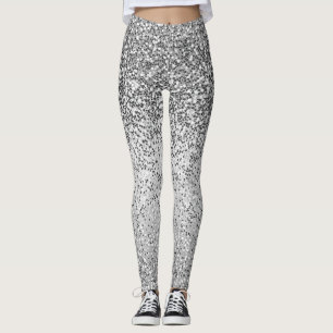 Disco Silver Glam  Leggings