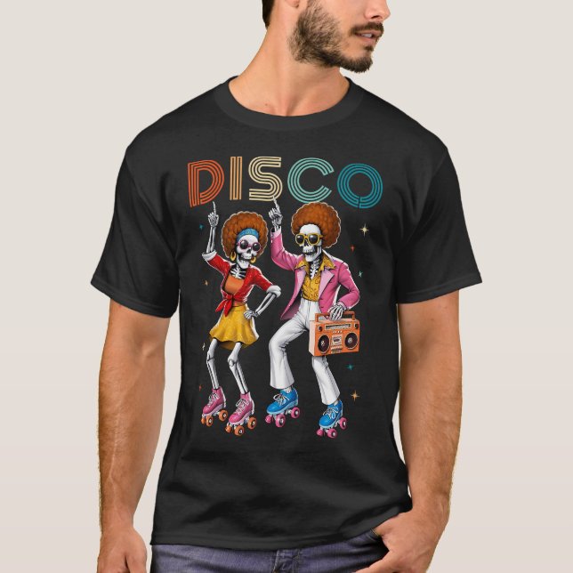 Disco Skeletons T-Shirt (Front)