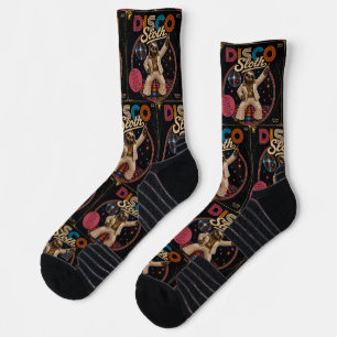 Disco Sloth Socks