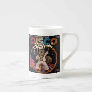 Disco Squirrel Bone China Mug