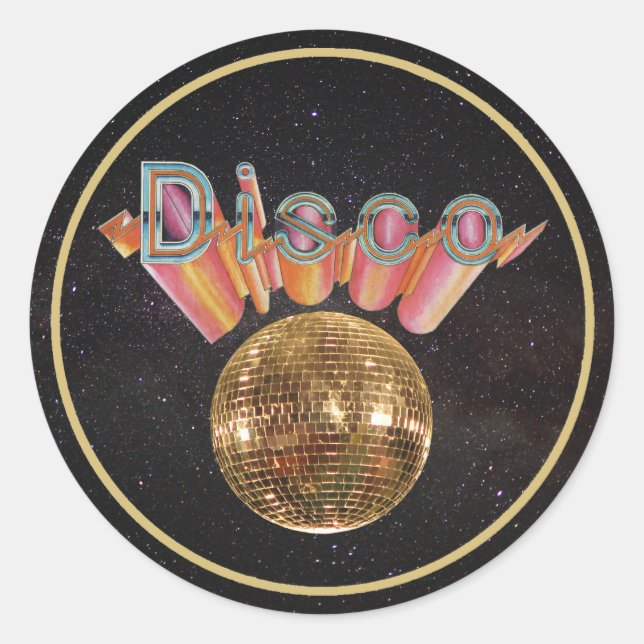Disco the Night Away Sticker (Front)