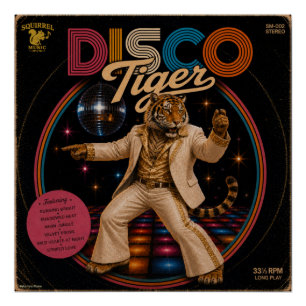 Disco Tiger Album Poster