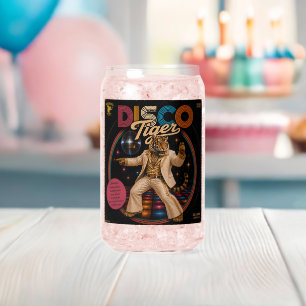 Disco Tiger Duo Can Glass