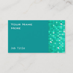 Disco Tiles Aqua côté carte de visite