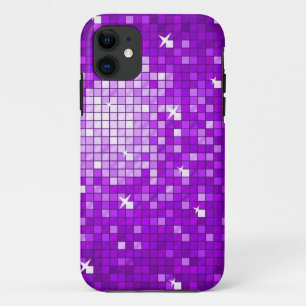 Disco Tiles Purple iPhone 5 case