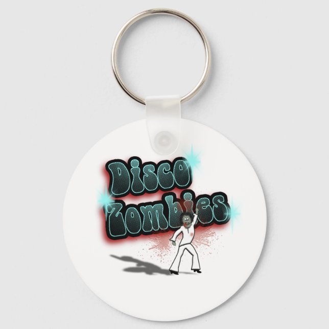 Disco Zombies Keychain (Front)