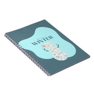  Discoball Snowman Notebook