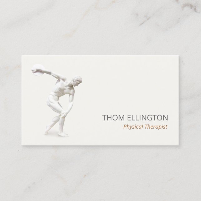 Discobolus Business Card (Front)