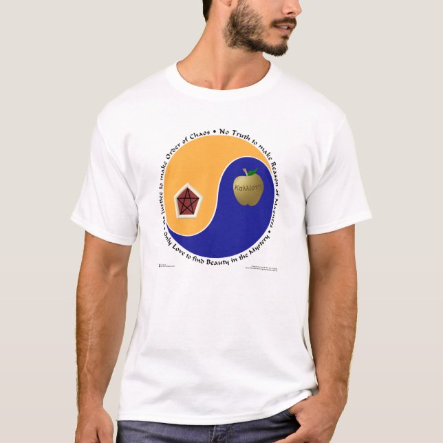 Discordian Chao (white/natural shirts) T-Shirt (Front)