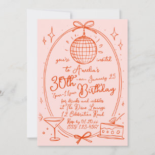 Discothèque Invitation 30e anniversaire
