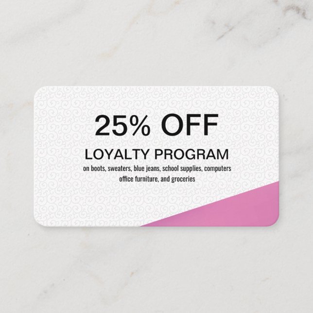 Discount Card (Front)