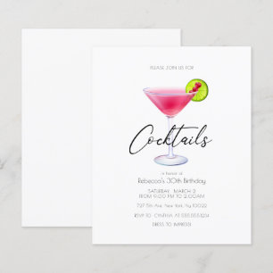 Discount Cosmo Cocktail Party Invitations