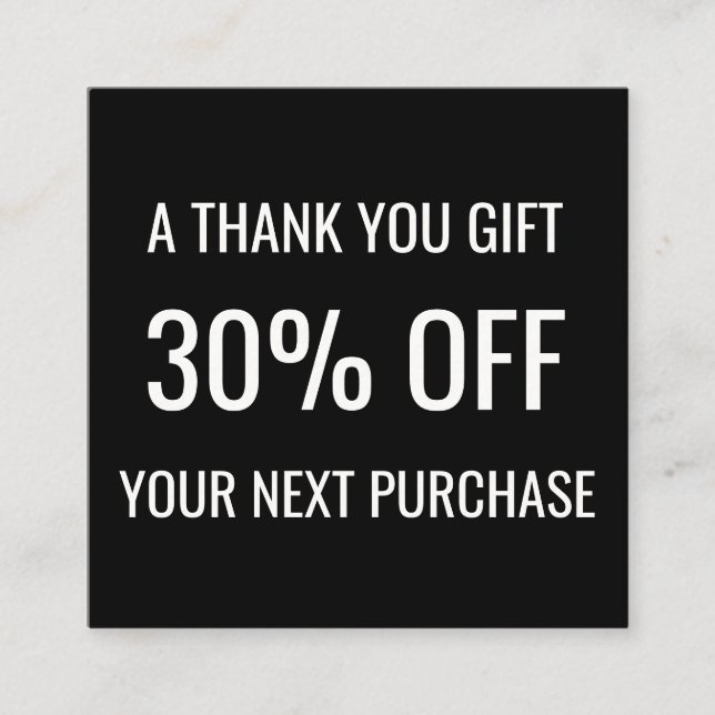 Discount Coupon (Front)