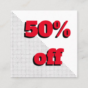 Discount voucher, pack in or loyalty card