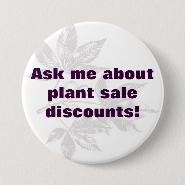 discounts 3 inch round button (Front)