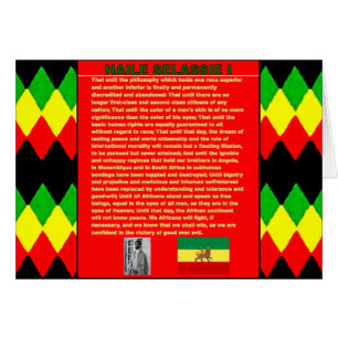 Discours célèbre de guerre de Haile Selassie à