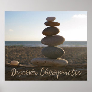Discover Chiropractic Balanced Rocks Poster