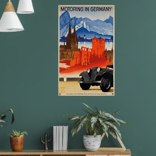 Discover Germany's Charm: Vintage Travel  Poster