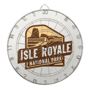 Discover Isle Royale National Park Dartboard