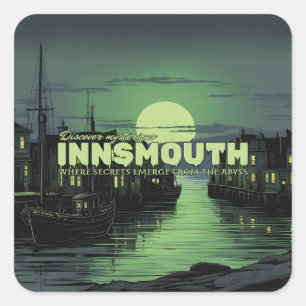 Discover mysterious Innsmouth Square Sticker