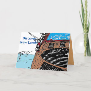 Discover New Lands Holiday Card