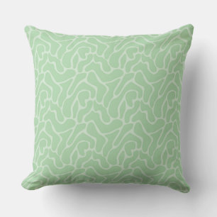 Discover Seamless Amoeba Pattern Throw Pillow