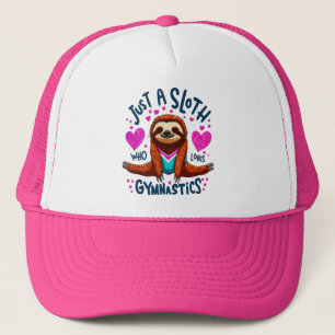 Discover Sloth's Gymnastics Journy &  Fitness Love Trucker Hat