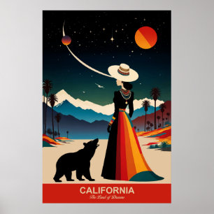 Discover the Allure of California Travel Poster