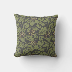 Discover the Beauty of Vintage Floral Motifs Throw Pillow