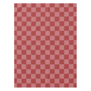 Discover the Charm of Pink and Red Chequerboard Tablecloth
