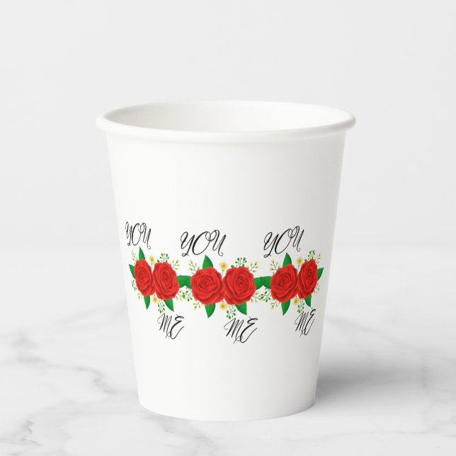 Discover the Eco-Friendly Choice: Paper Cups (Front)