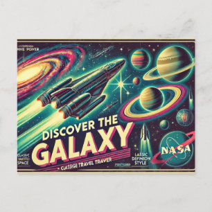 "Discover the Galaxy" Postcard