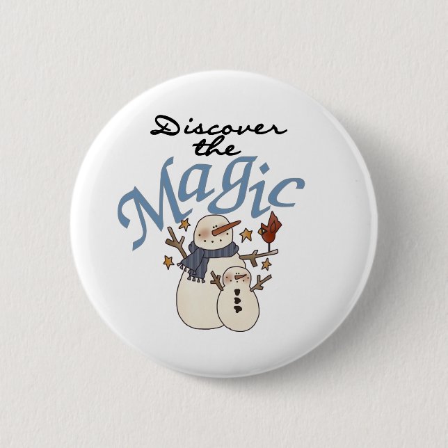Discover the Magic 2 Inch Round Button (Front)