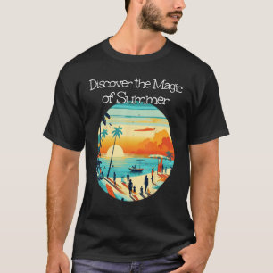 Discover the Magic of Sea and Sunset with Friends T-Shirt