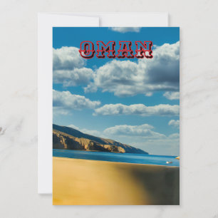Discover the Majestic Beauty of Oman  Holiday Card