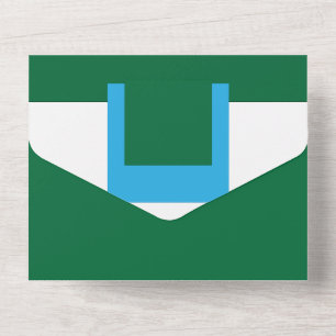 Discover the Perfect Blend of Green, Azure, Aqua,  All In One Invitation