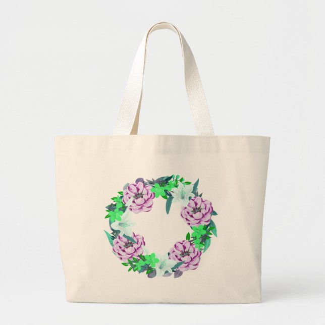 Discover the Versatility and Style of Zazzle's Large Tote Bag (Front)