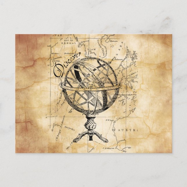 Discover the World Postcard (Front)