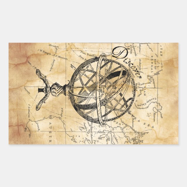 Discover the World Sticker (Front)