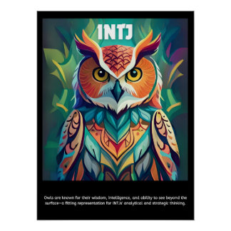 Discover Your Inner Owl: INTJ Poster