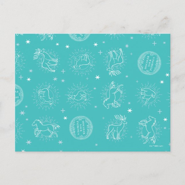 Discover Your Patronus Pattern Postcard (Front)