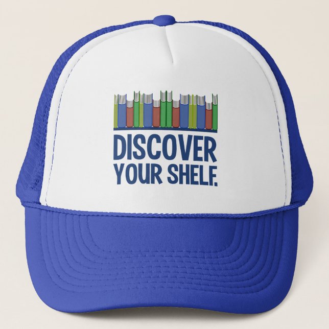 Discover Your Shelf hat - choose colour (Front)