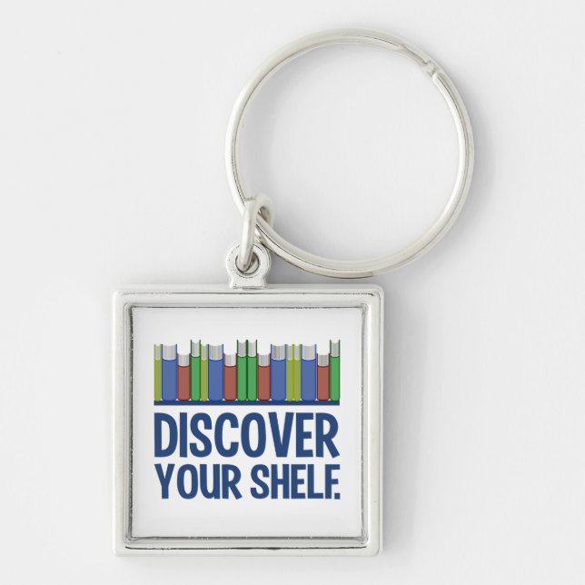 Discover Your Shelf key chain (Front)